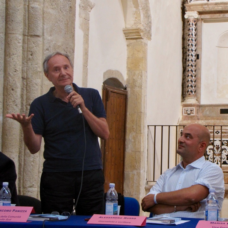 GIACOMO PANIZZA | Gerace, chiesa di S. Francesco | "la 'ndrangheta davanti all'altare" | 16/09/2013